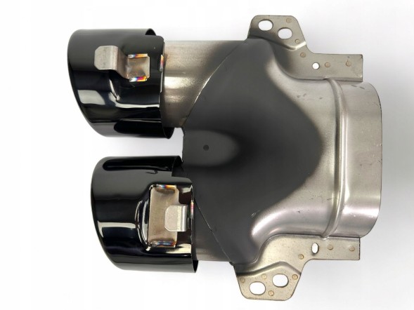 Proteile  Exhaust tips mercedes c-class c43 amg w205 s205 c205 a205 black night