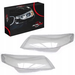 AutoDor Honda accord vii 2002-2008 glass headlight shades le+pr set
