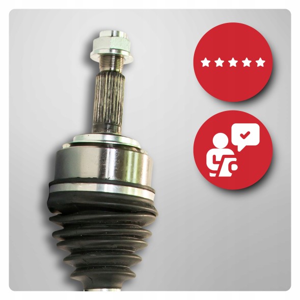 BRV  Half axle right honda accord 7 vii (cl cm) 2.0 2.4 manual 03-