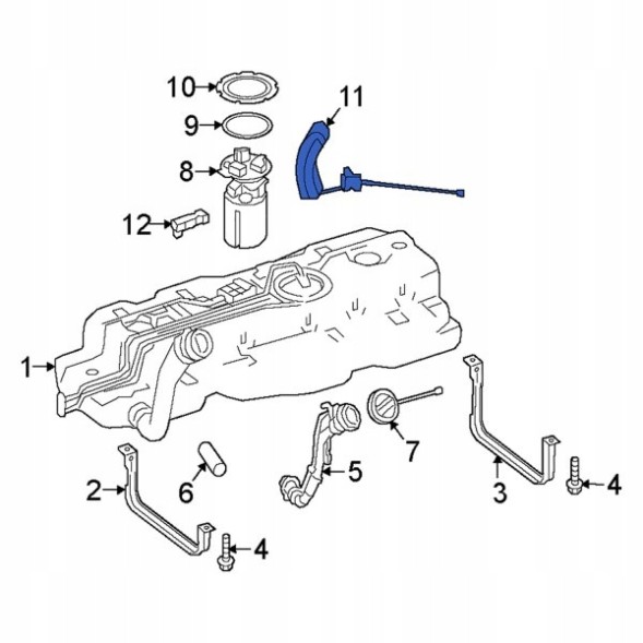 Mercedes-Benz OE A4479052602 Fuel level sensor mercedes w447 w448 a4479052602