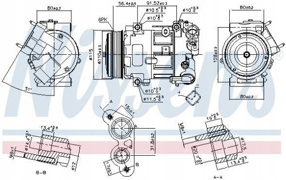 Nissens 890324 Blower 24v mercedes atego atego 2 01.98- nissens + driver's assistant #4