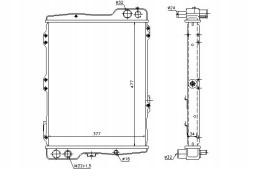 Nissens Engine cooler audi 80 cabriolet coupe 2.2/2.3 + collision assistant #34