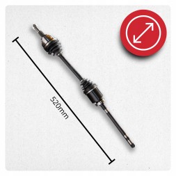 BRV Half axle right ford kuga i 2.0 tdci 2008-> manual new
