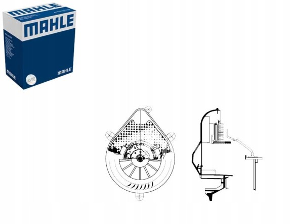 Mahle  Peugeot 306 1.1-2.0d 04.93-12.02 mahle blower fan