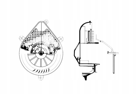 Mahle  Peugeot 306 1.1-2.0d 04.93-12.02 mahle blower fan