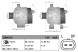 Denso DAN515 Alternator 90a dan515 denso citroen peugeot 207