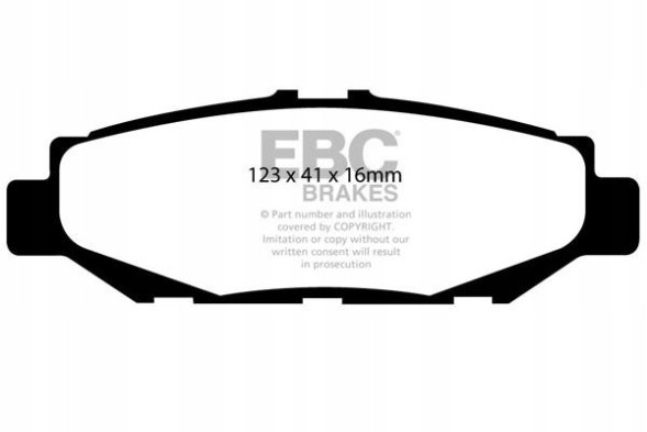 EBC  Brake pads ebc green stuff rear - lexus gs300 93-97, sc400 94-00