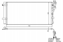 Nissens 940260/NIS Nissens air conditioning cooler (with dehumidifier) kia + driver assistant #28