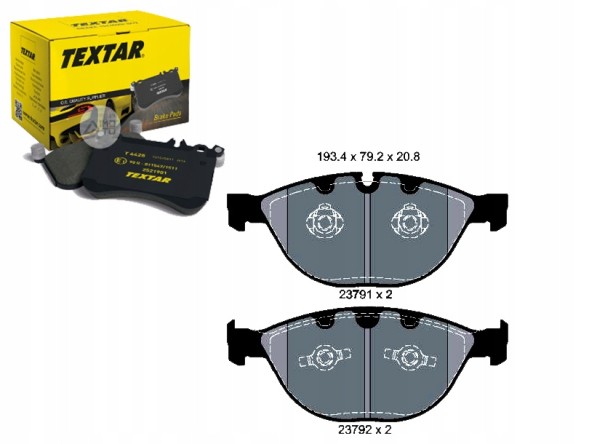 Textar PRO/2379101 TEX Brake pads bmw front e60 e61 e65 e63 3,5-6,0 + collision assistant #34