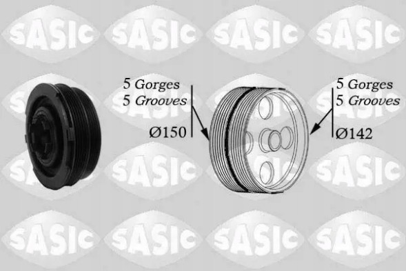Sasic 2156038 Pulley 2156038 sasic