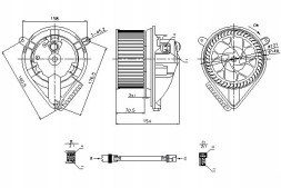 Nissens 87052/ZAW Nissens blower mercedes