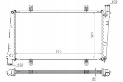 Nissens NIS65551A(iMOTO) Volvo s40 and v40 1.9/2.0 05.97-0 engine cooler + driver's essential #37