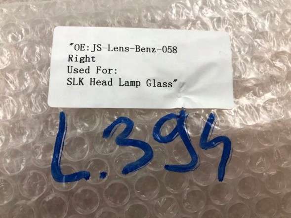 WOLLER  Lampshade glass headlight right front for mercedes benz slk w171 2004-2011