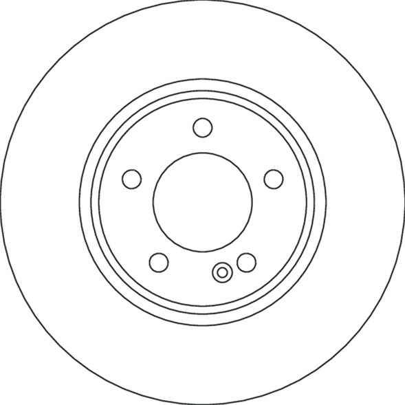 TRW  Brake disc front mercedes g w463 2.9d 4.0 01.18-