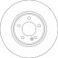 TRW  Brake disc front mercedes g w463 2.9d 4.0 01.18-