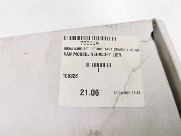 Brink 738614 Hook harness brink peugeot 3008 opel grandland x citroen c5 738614