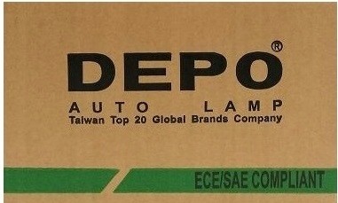 Depo  Audi a6 c6 sedan rear lights set l+p depo