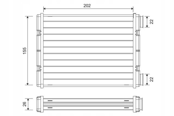 Valeo  Heater 811636 valeo nissan juke