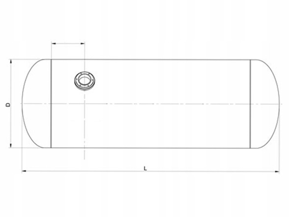 Bormech  Bormech 35/270/691 35l cylindrical tank cylinder lpg roller without frame 2026