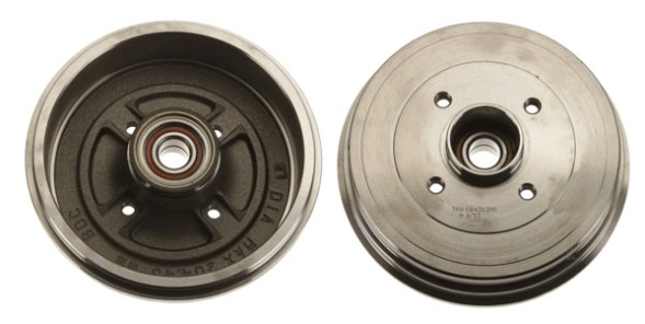 TRW DB4363MR Drum brake. Renault clio iii 05- (-esp) with bearings