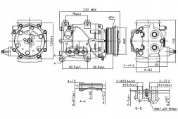 Nissens NIS89365(iMOTO) Air conditioning compressor ford cougar fiesta fiesta + driver's essential #37