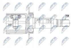 NTY NPW-VV-092 Shaft joint npw-vv-092 nty