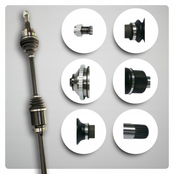 BRV  Half axle right ford grand c-max ii (dxa/cb7) 2.0 tdci manual new