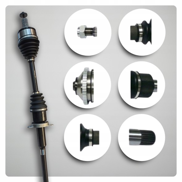 BRV  Half axle right volvo v60 ii (225) 2.0 t5 awd automatic new