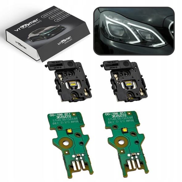 Vroomer VR-FIBMOD-KLASY-E-W212-13-ILS-R Модуль плитка drl лампи фари mercedes e w212 lift 13-16 ils права