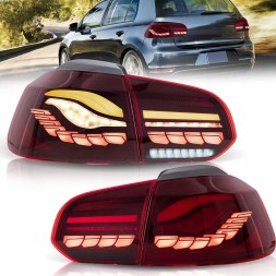 VLAND LDVWU8 9518916E mhm Комплект задніх ліхтарів Vland Full Led Neon Oled Tuning VW Golf VI 6 5k0 2008-2013