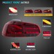 VLAND LDVWU8 9518916E mhm Комплект задніх ліхтарів Vland Full Led Neon Oled Tuning VW Golf VI 6 5k0 2008-2013