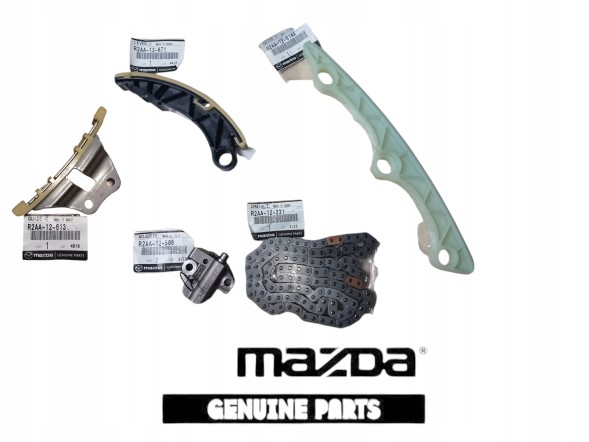 R2AA-12-231 R2AA-12-500 R2AA-12-613 R2AA-12-614A R2AA-12-671 R2AA-12-613 MAZDA OE КОМПЛЕКТ ГРМ КОВЗНИЙ НАТЯЖНИЙ ЛАНЦЮГ 3 6 CX7