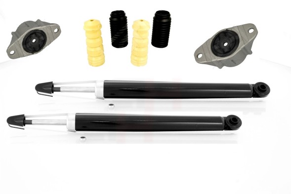 MCS MCS-332550-K01 2× АМОРТИЗАТОРИ ВІДБ ПОДУШКИ ЗАДНЬОЇ ЧАСТИНИ FORD FOCUS II C-MAX ##
