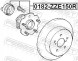 Febest 0182-ZZE150R Задня маточина колеса 0182-zze150r febest toyota auris