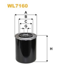 WL7160 WIX FILTERS Фільтр оливи