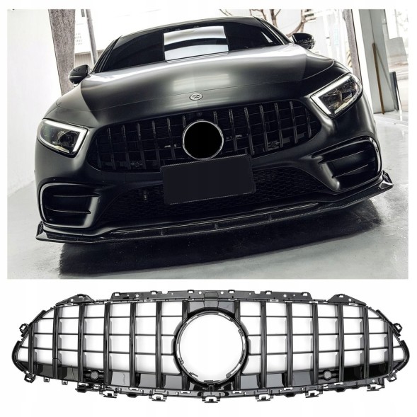 Automaniac A257038 АТРАПА ГРИЛЬ MERCEDES CLS W257 C257 PANAMERICANA AMG GT ЧОРНИЙ 2017-