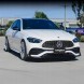 Китай GR025031 Атрапа гриль GT ЧОРНИЙ БЛИСК Mercedes C-Class W206 S206 AMG Line 21–ON