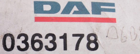 DAF OE Колінний з'єднувач шланга повітряного фільтра DAF 0363178