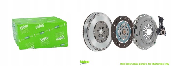 Valeo 837411 Комплект зчеплення з подвійним колесом. І гідравлічний підшипник hyundai i40, i40 cw 1.7d