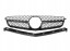 PELOPTICAR A2048801 РЕШІТКА РАДІАТОРА (АТРАПА) MERCEDES C W204 C204 C63 AMG 11-14 ЧОРНА + ЛОГОТИП