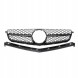 PELOPTICAR A2048801 РЕШІТКА РАДІАТОРА (АТРАПА) MERCEDES C W204 C204 C63 AMG 11-14 ЧОРНА + ЛОГОТИП