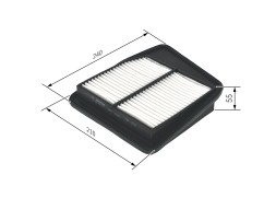 F026400357 BOSCH Фільтр повітря