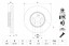 Bosch 0 986 479 G43 Диск гальм. Mercedes w205 c-клас 14- передній