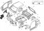 Ligier 1403838 БРАЗОВИК ПЕРЕДНІЙ ПРАВИЙ LIGIER JS50 СІРИЙ ТЕМНИЙ ORG.