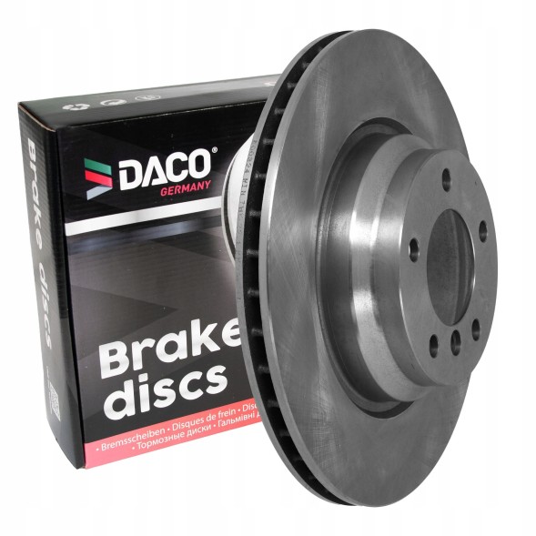 DACO 2× DACO 600324 Гальмівний диск + Гальмівні колодки BMW 5 E60 03- ПЕРЕДНІ
