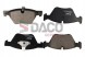DACO 2× DACO 600324 Гальмівний диск + Гальмівні колодки BMW 5 E60 03- ПЕРЕДНІ