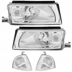 TYC 6921091E + 6921101E + 692119-E + 692120-E MHM TUNING Рефлектор Фара Передня Поворотник Tyc Skoda Octavia I 1U Рестайлінг 2001-2004 комплект