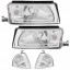 TYC 6921091E + 6921101E + 692119-E + 692120-E MHM TUNING Рефлектор Фара Передня Поворотник Tyc Skoda Octavia I 1U Рестайлінг 2001-2004 комплект