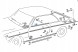 Mercedes-Benz OE A1236901780 ПЛАНКА ХРОМ ДВЕРІ ЛІВА ВЕРХНЯ ПРИШИБНА MERCEDES W123 КУПЕ