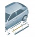 Audi OE Планка дверей Права Фронт Audi A3 HB 3D 8P3853960J
